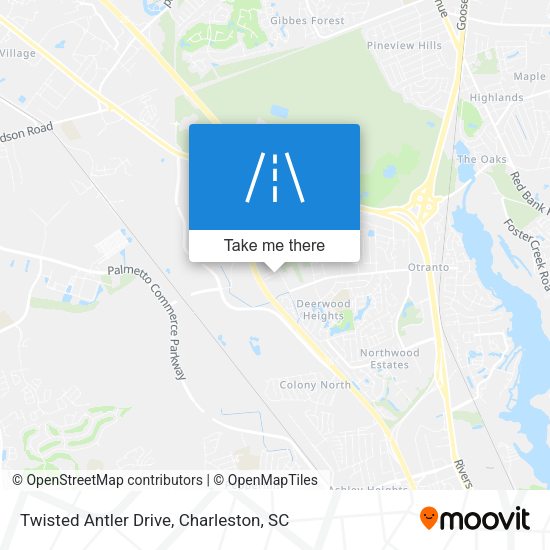 Twisted Antler Drive map