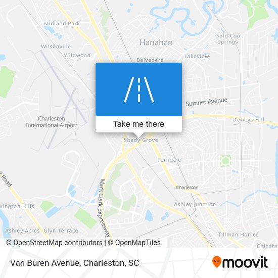 Van Buren Avenue map