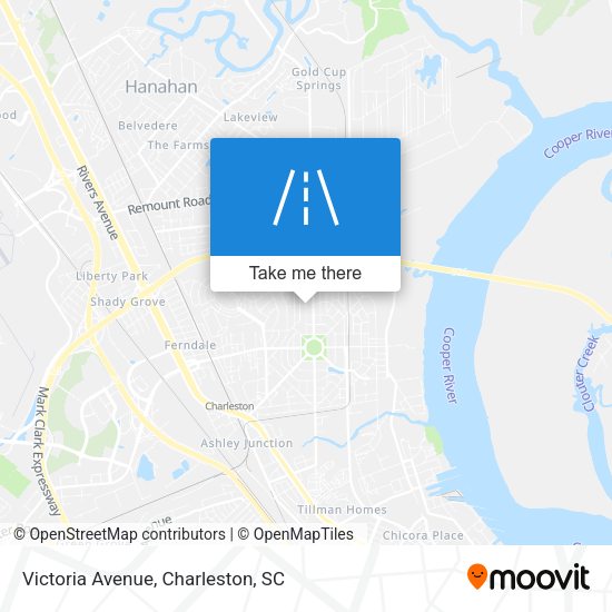 Victoria Avenue map