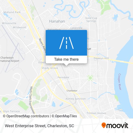 West Enterprise Street map