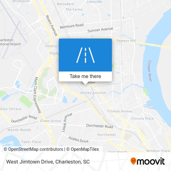 Mapa de West Jimtown Drive