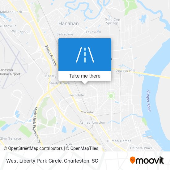 Mapa de West Liberty Park Circle