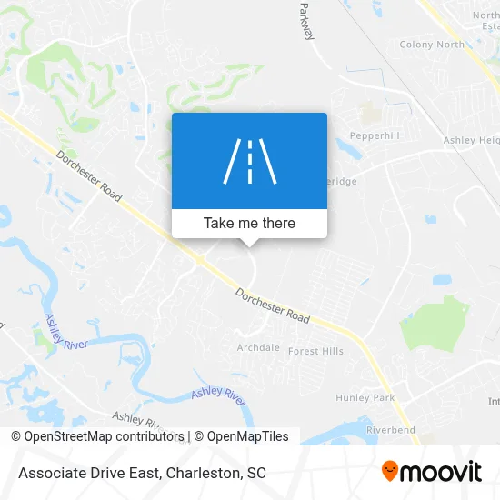 Associate Drive East map