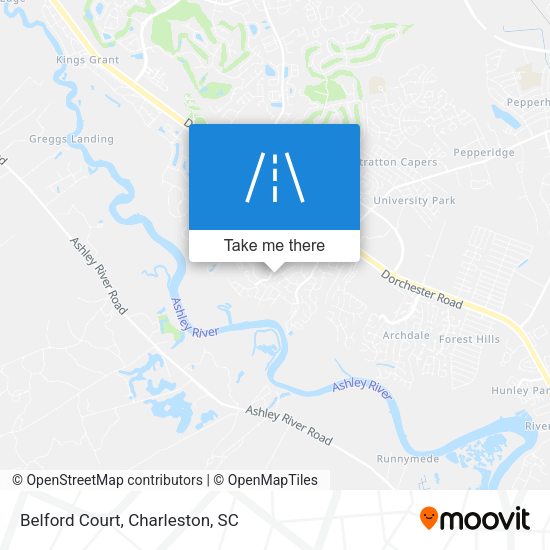 Mapa de Belford Court