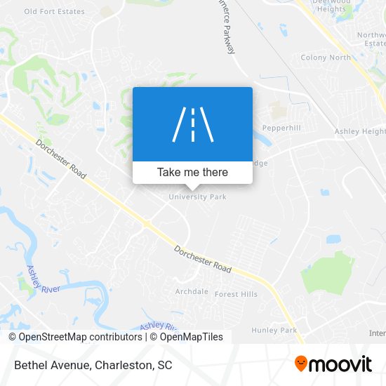Mapa de Bethel Avenue