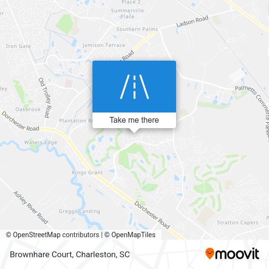 Mapa de Brownhare Court