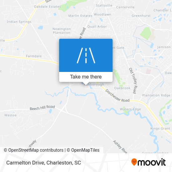 Carmelton Drive map