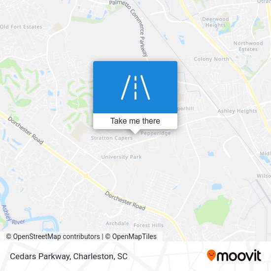 Mapa de Cedars Parkway