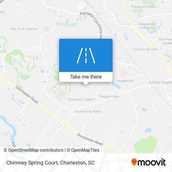 Chimney Spring Court map