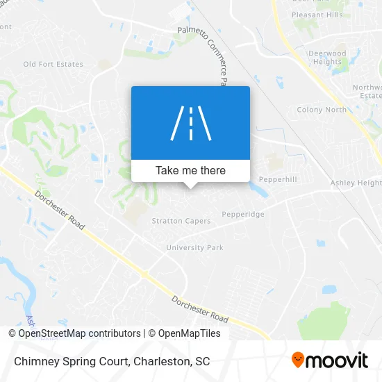 Chimney Spring Court map