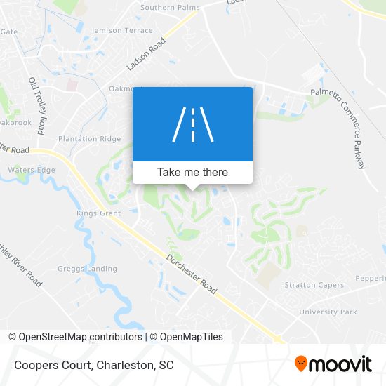 Mapa de Coopers Court