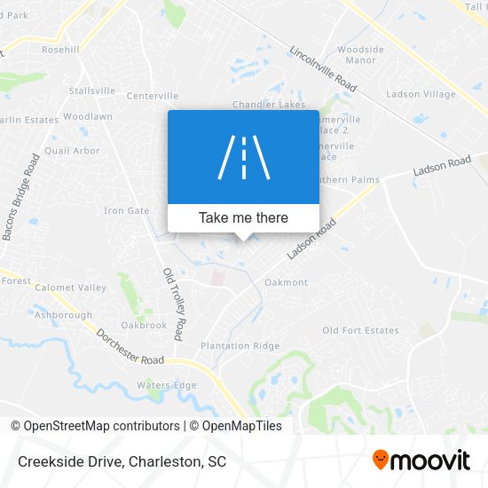Creekside Drive map