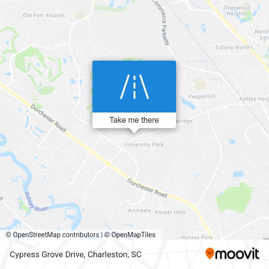 Mapa de Cypress Grove Drive