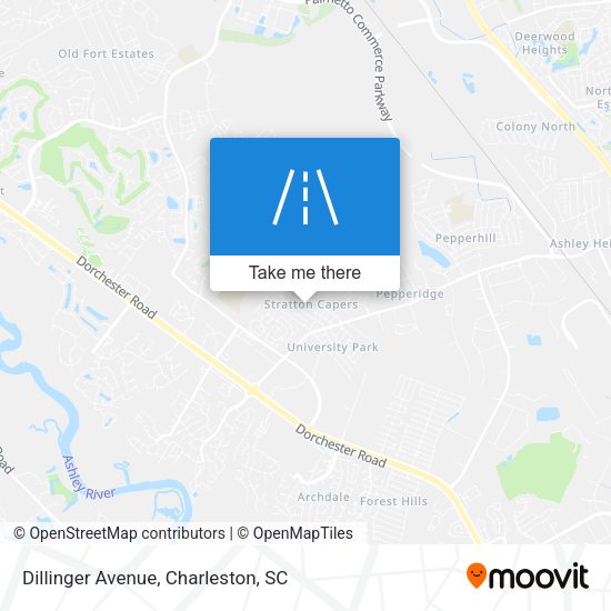 Dillinger Avenue map