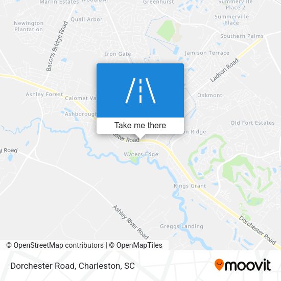 Mapa de Dorchester Road