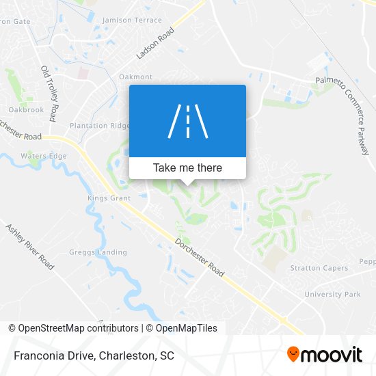 Franconia Drive map