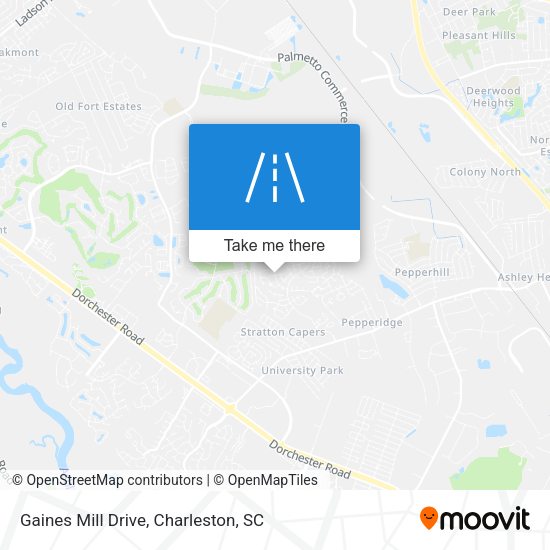 Mapa de Gaines Mill Drive