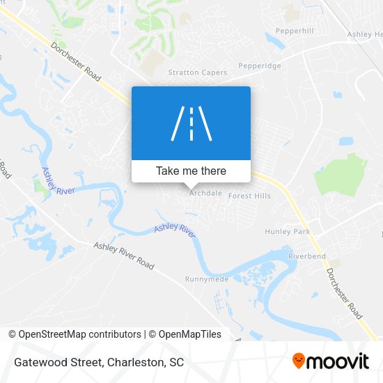 Mapa de Gatewood Street