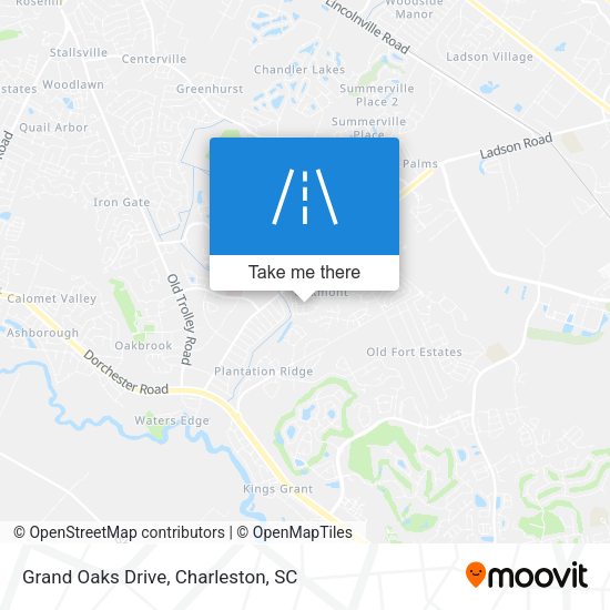 Grand Oaks Drive map