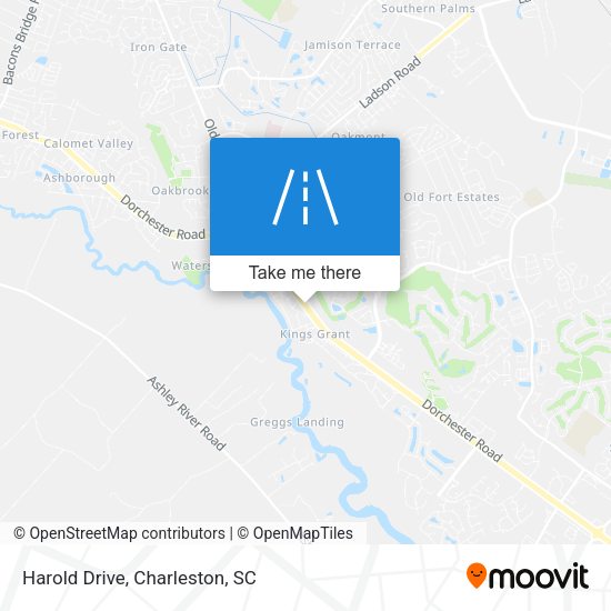 Mapa de Harold Drive