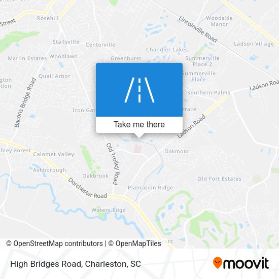 Mapa de High Bridges Road