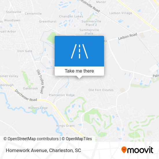 Homework Avenue map