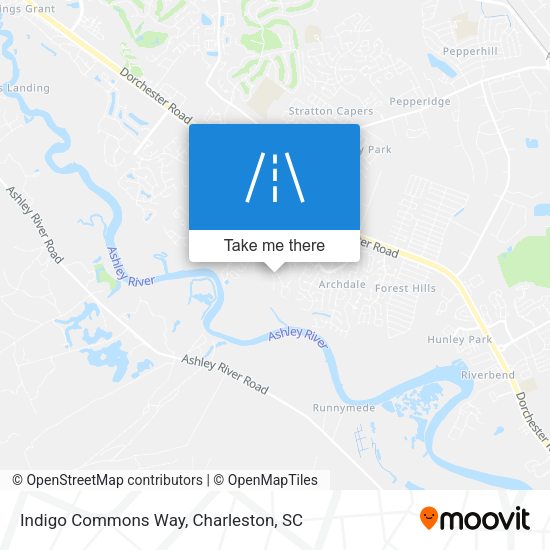 Indigo Commons Way map