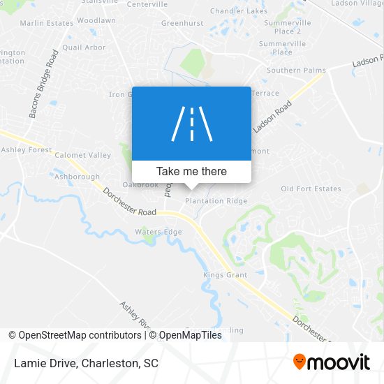 Lamie Drive map