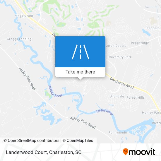 Mapa de Landerwood Court