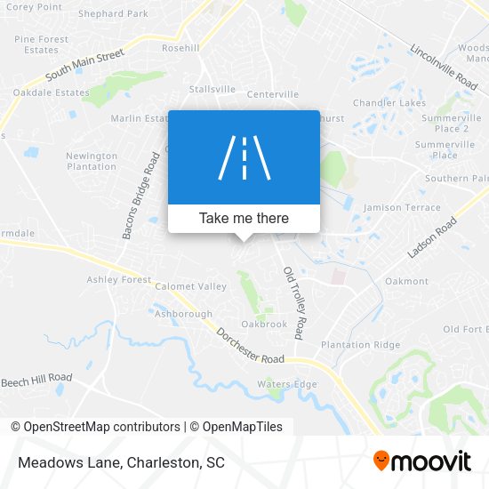 Mapa de Meadows Lane