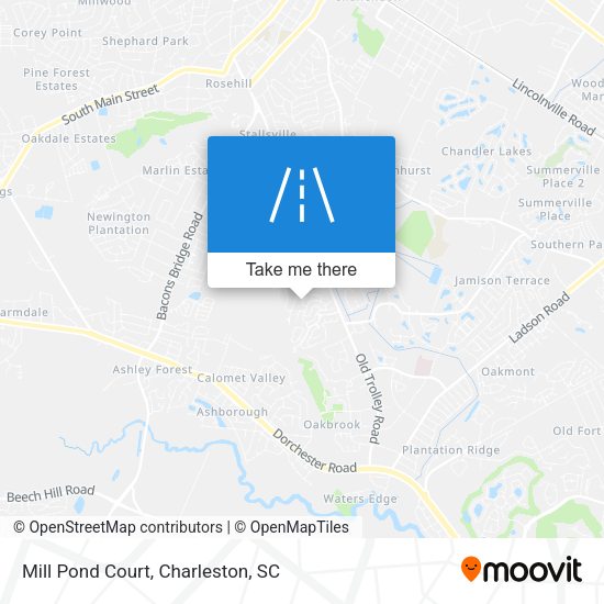 Mill Pond Court map