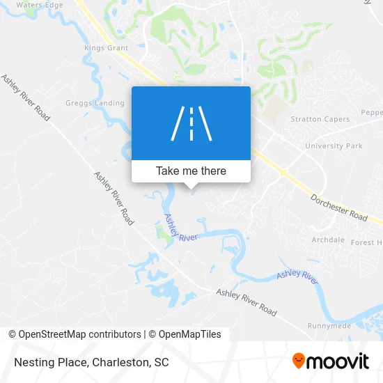 Nesting Place map