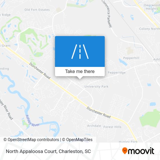 North Appaloosa Court map