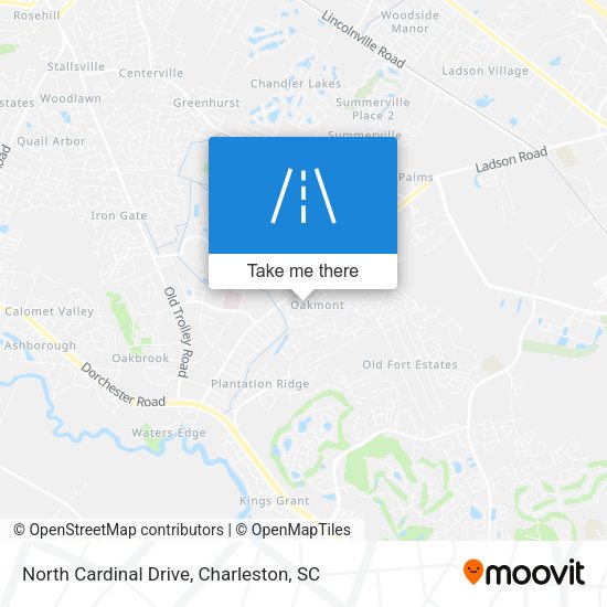 Mapa de North Cardinal Drive