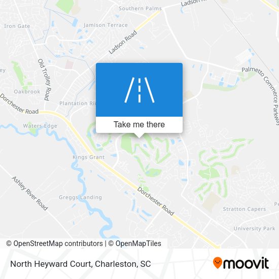 North Heyward Court map