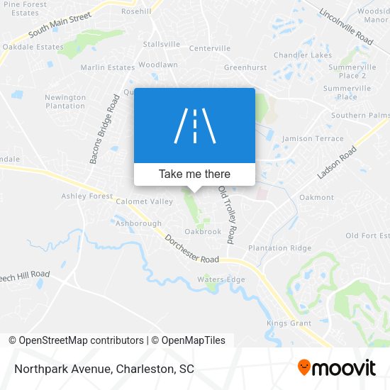 Mapa de Northpark Avenue