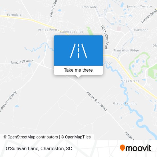 O'Sullivan Lane map