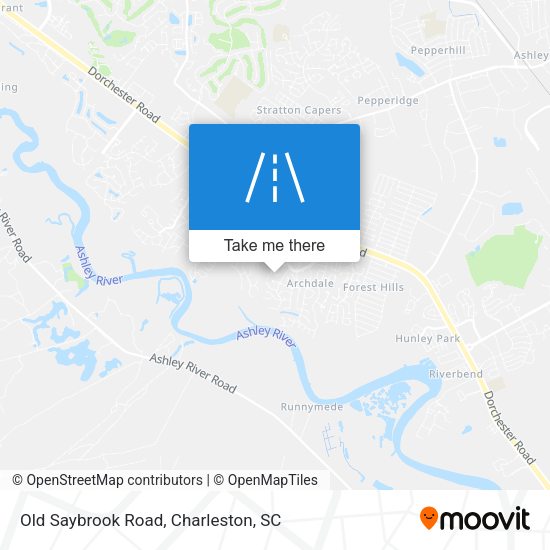 Old Saybrook Road map