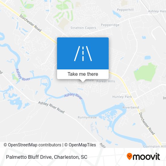 Mapa de Palmetto Bluff Drive