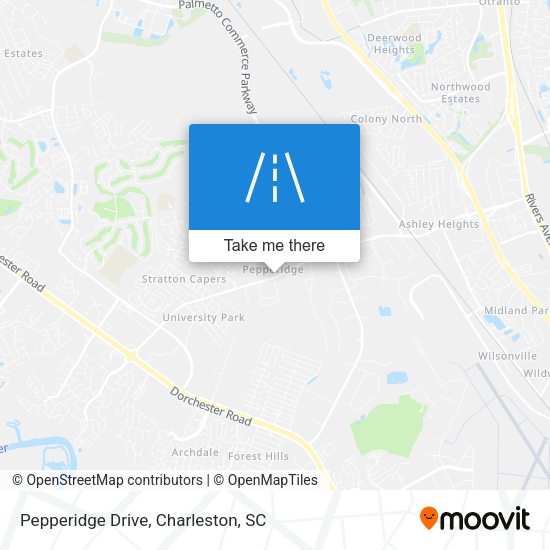 Pepperidge Drive map