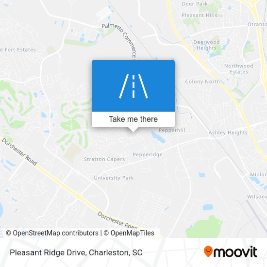 Mapa de Pleasant Ridge Drive