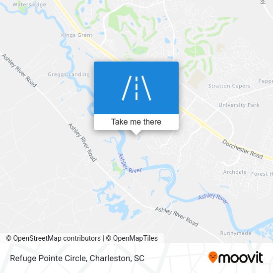 Mapa de Refuge Pointe Circle