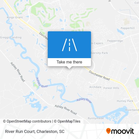 River Run Court map