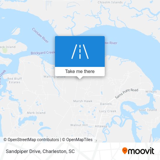 Mapa de Sandpiper Drive