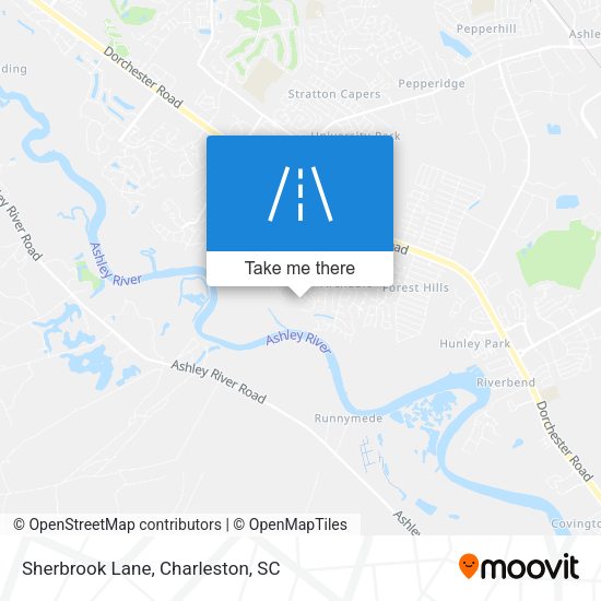 Sherbrook Lane map