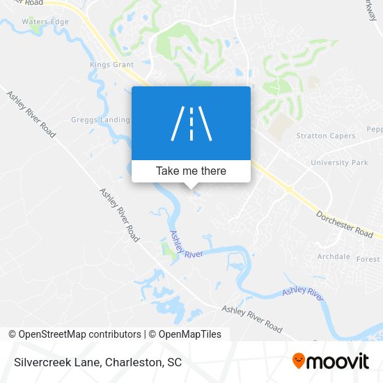 Silvercreek Lane map