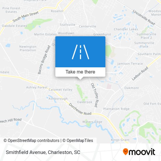 Smithfield Avenue map