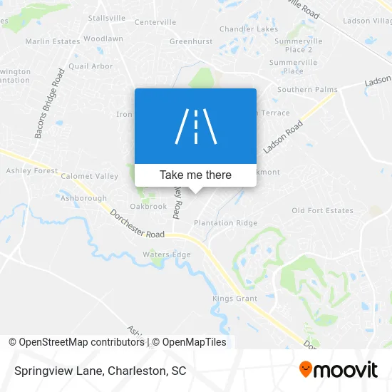Springview Lane map