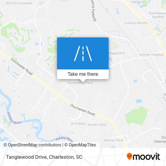 Tanglewood Drive map
