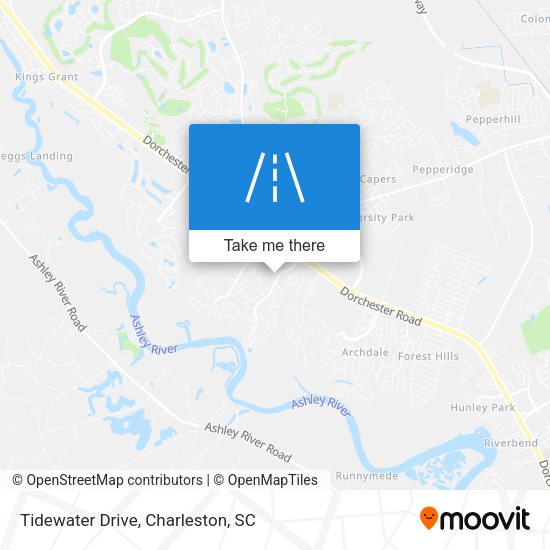 Tidewater Drive map